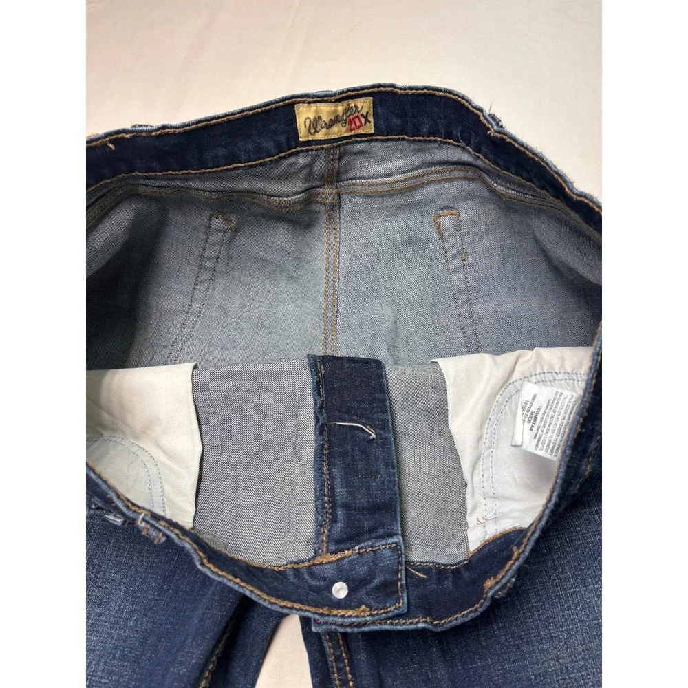 Wrangler 20X Style 33 Extreme Relaxed Jeans‎ Mens 38x30 Dark Wash Straight Leg